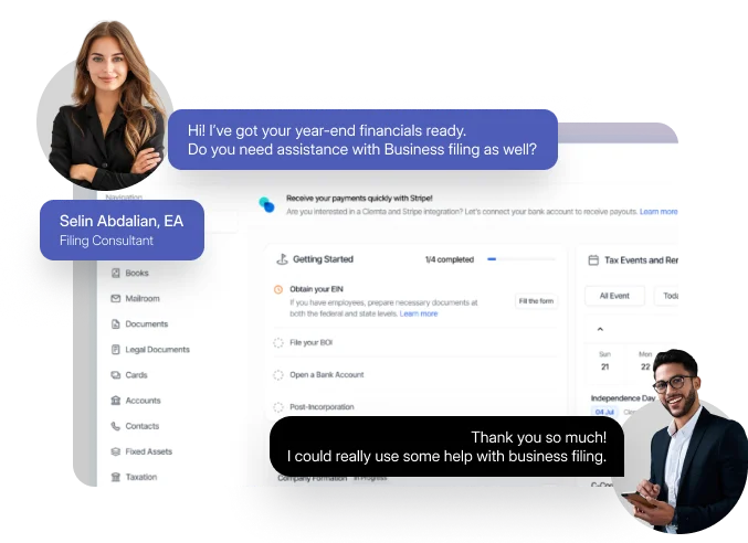 Revive Business dashboard and consultation